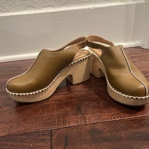 Rachel Comey clogs, size 6.5. Green/brown color. Worn once